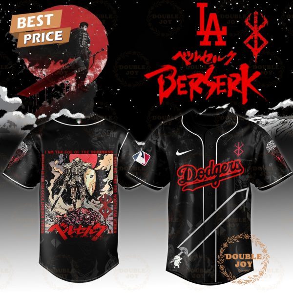 Los Angeles Dodgers x Berserk Skull Knight Special Edition 2025 Baseball Jersey