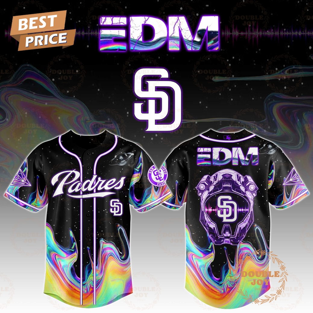 San Diego Padres x EDM PulseBeat Jersey Galaxy Edition Baseball Jersey San Diego Padres x EDM PulseBeat Jersey Galaxy Edition Baseball Jersey