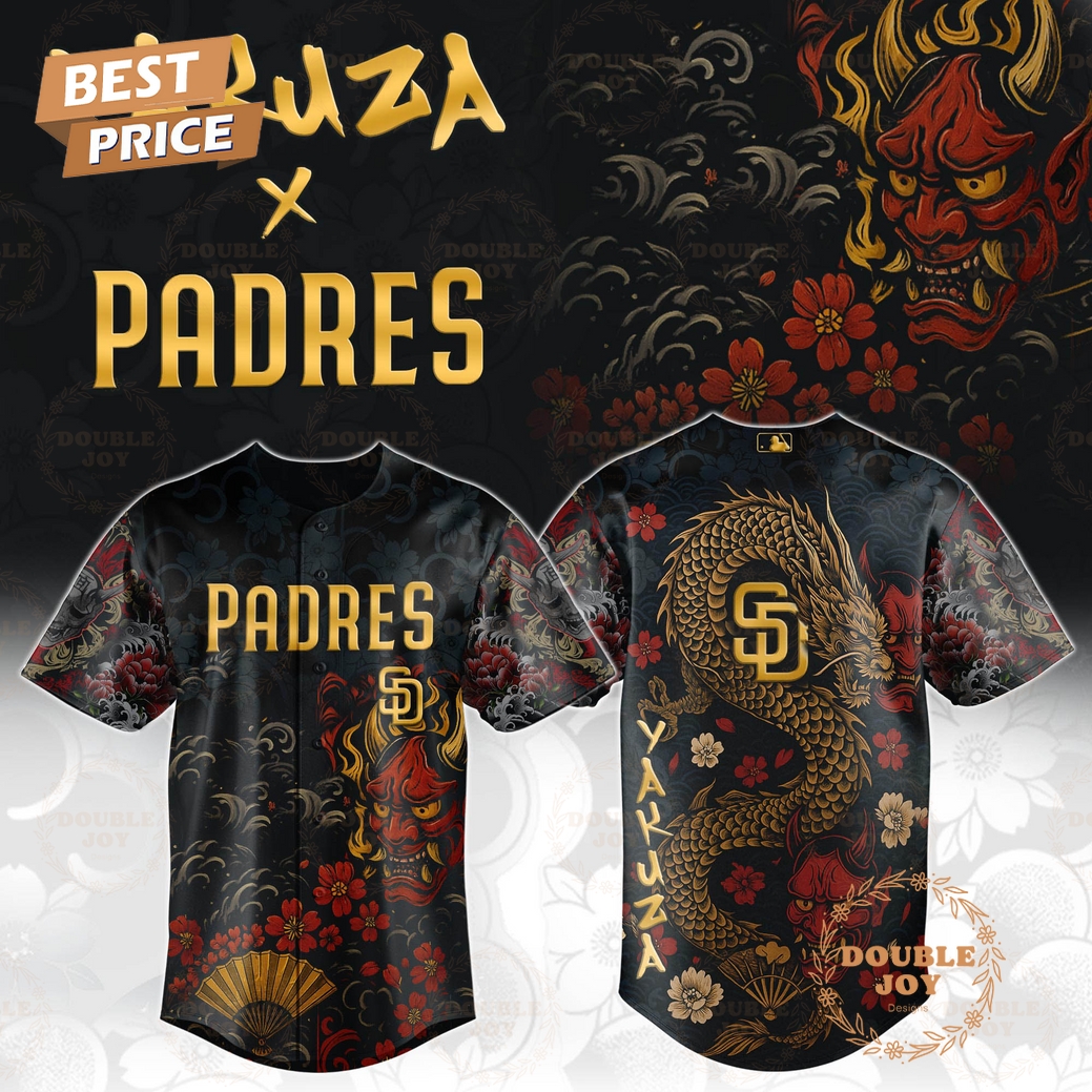San Diego Padres Yakuza Dragon Oni 2025 Limited Edition Baseball Jersey San Diego Padres Yakuza Dragon Oni 2025 Limited Edition Baseball Jersey
