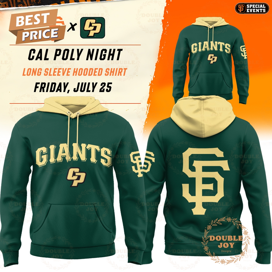 San Francisco Giants Cal Poly Night 2025 Hoodie San Francisco Giants Cal Poly Night 2025 Hoodie