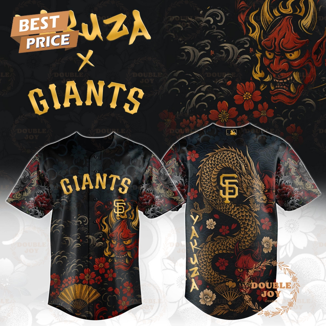 San Francisco Giants Yakuza Dragon Oni 2025 Limited Edition Baseball Jersey San Francisco Giants Yakuza Dragon Oni 2025 Limited Edition Baseball Jersey