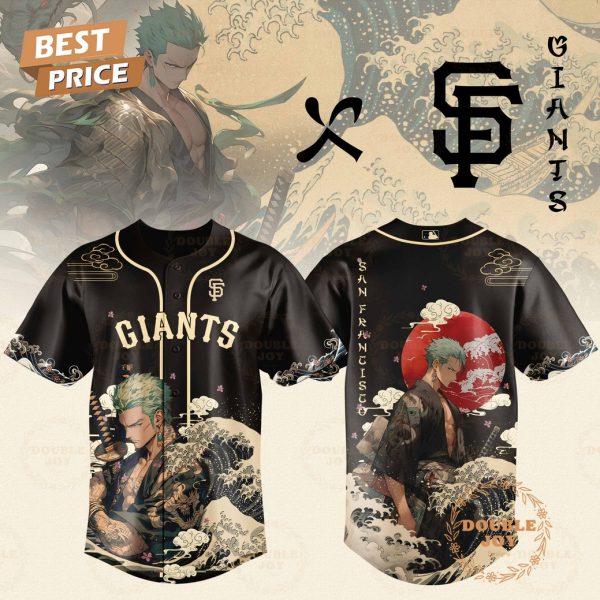 San Francisco Giants Zoro x One Piece 2025 Japan Limited Edition Baseball Jersey