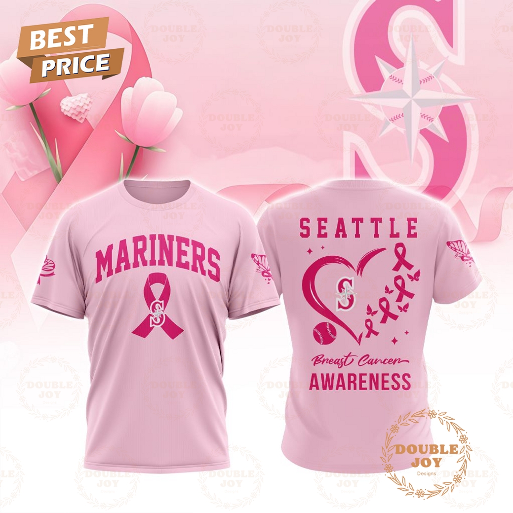 Seattle Mariners MLB Breast Cancer Awareness Special Pink Design T-Shirt, Hoodie Seattle Mariners MLB Breast Cancer Awareness Special Pink Design T-Shirt, Hoodie