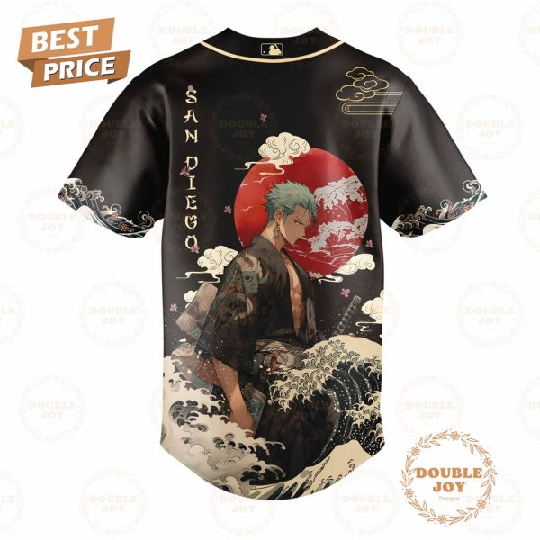 San Diego Padres Zoro x One Piece 2025 Japan Limited Edition Baseball Jersey
