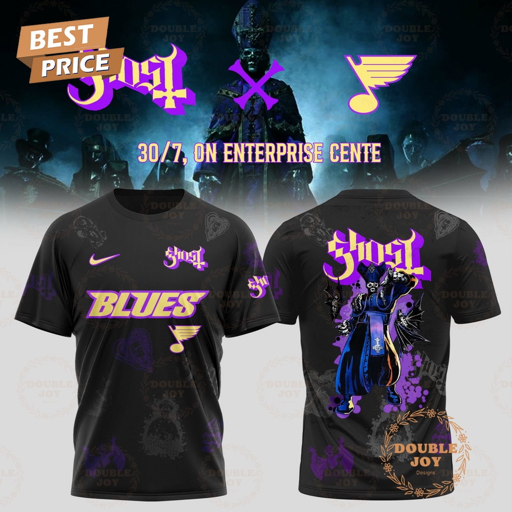St.Louis Blues 2025 Ghost Band World Tour Limited Edition T-Shirt, Hoodie St.Louis Blues 2025 Ghost Band World Tour Limited Edition T-Shirt, Hoodie
