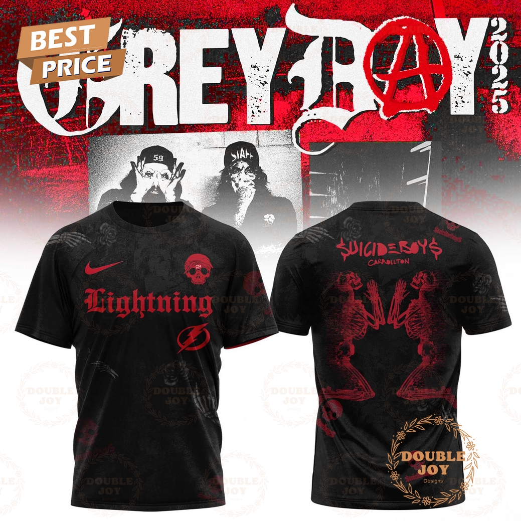 Tampa Bay Lightning Suicideboys GreyDay 2025 Limited Edition T-Shirt, Hoodie Tampa Bay Lightning Suicideboys GreyDay 2025 Limited Edition T-Shirt, Hoodie