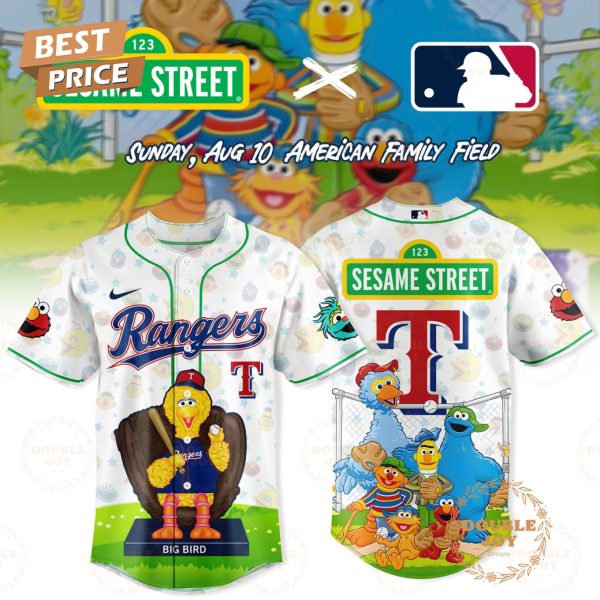 Texas Rangers 123 Sesame Street 2025 Limited Edition Baseball Jersey