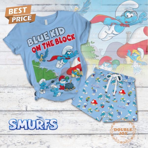 The Smurfs Blue Kid On The Block Fleece Pajamas Set