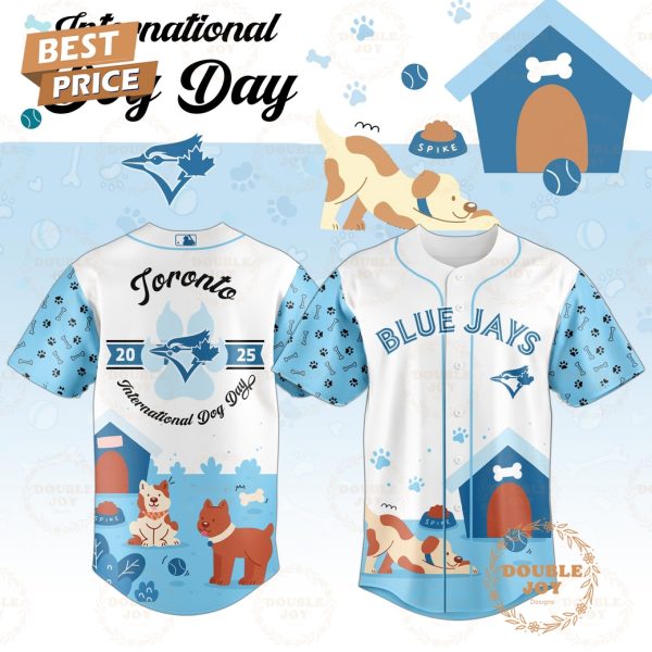 Toronto Blue Jays x International Dog Day 2025 Limited Edition Baseball Jersey