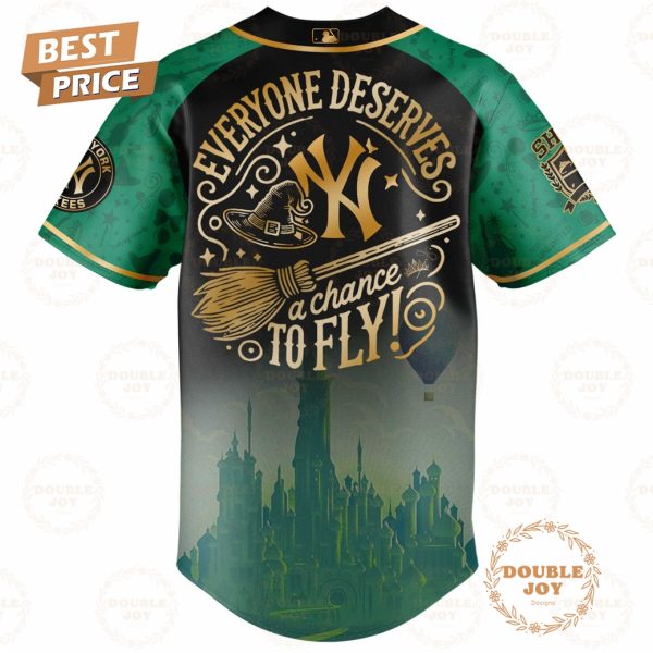 New York Yankees Wicked Everyone Deserves A Chance To Fly! 2025 Limited Edition Baseball Jersey