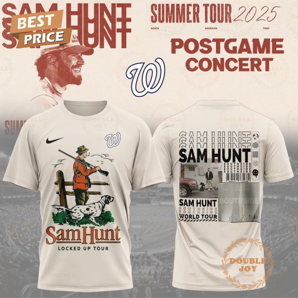 Washington Nationals x Sam Hunt Sumer Tour 2025 T-Shirt, Hoodie