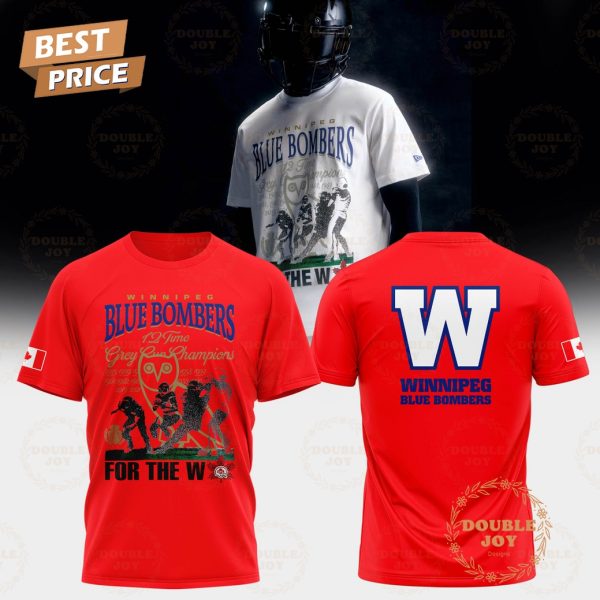Winnipeg Blue Bombers 12 Time Grey Cup Champions Limited Edition T-Shirt, Hoodie – Red