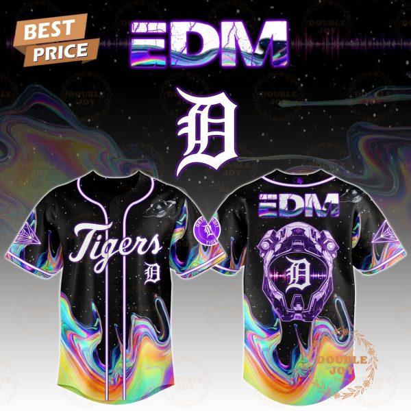 Detroit Tigers x EDM PulseBeat Jersey Galaxy Edition Baseball Jersey