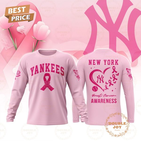 New York Yankees MLB Breast Cancer Awareness Special Pink Design T-Shirt, Hoodie