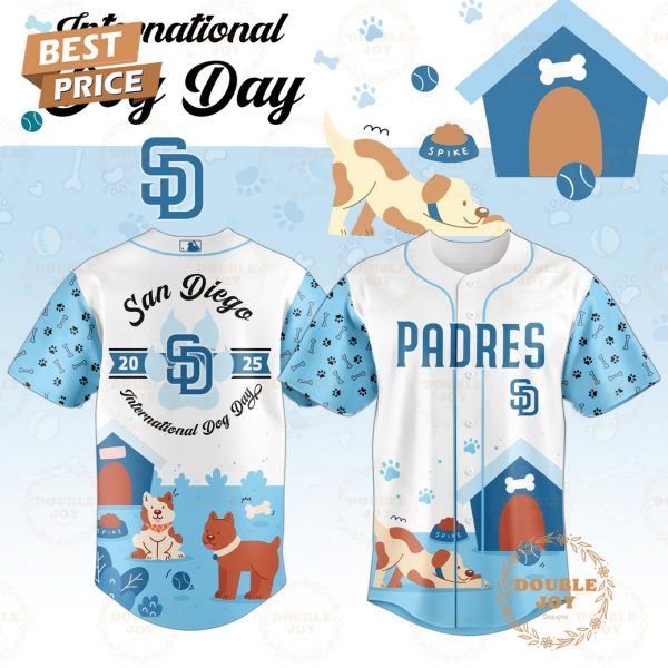 San Diego Padres x International Dog Day 2025 Limited Edition Baseball Jersey