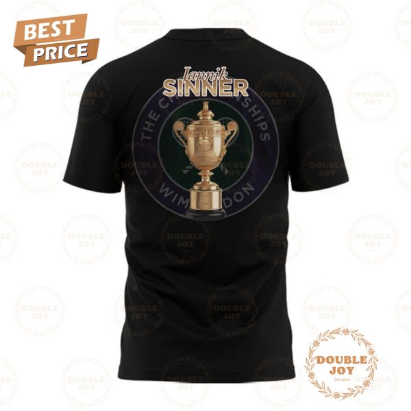 Jannik Sinner Gentlemen’s Singles Champion 2025 T-Shirt, Hoodie – Black