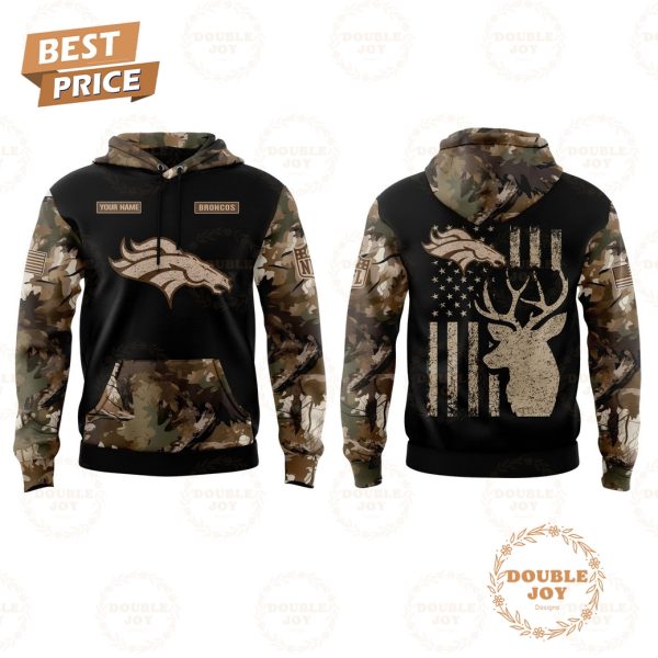 Denver Broncos x Deer Hunter Custom Name Special Edition Hoodie
