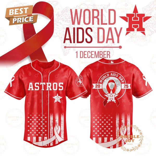 Houston Astros x WORLD AIDS DAY Special Edition Baseball Jersey