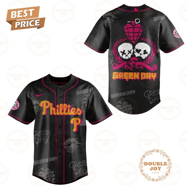 Philadelphia Phillies x Green Day The Saviors Tour 2025 Limited Edition Baseball Jersey