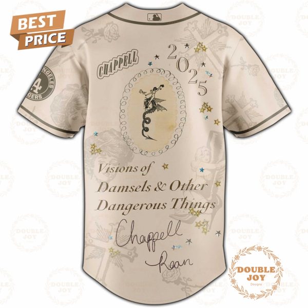 Los Angeles Dodgers x Chappell Roan Damsels and Other Dangerous Things 2025 Baseball Jersey