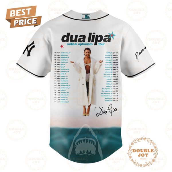 New York Yankees x Dua Lipa Radical Optimism Tour Special Edition 2025 Baseball Jersey