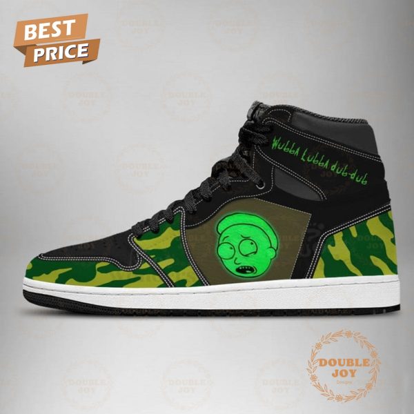 Resger Rick And Morty Limited Edition Air Jordan 1 Hightop Shoes