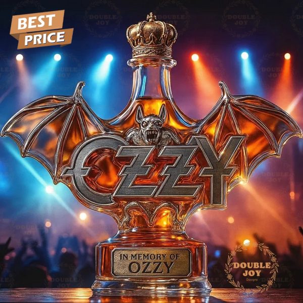 In Memory Of Ozzy 2025 Limited Edition Whiskey Bottle