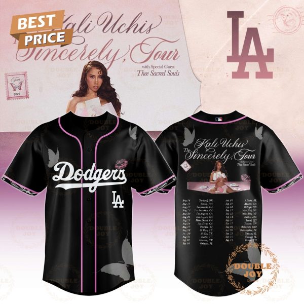 Los Angeles Dodgers x Kali Uchis Tour The Sincerely Baseball Jersey