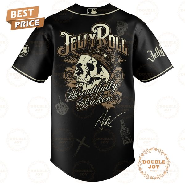 Toronto Blue Jays x Jelly Roll Tour The Beautiflly Broken Baseball Jersey