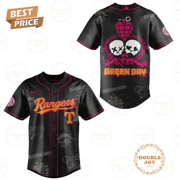 Texas Rangers x Green Day The Saviors Tour 2025 Limited Edition Baseball Jersey