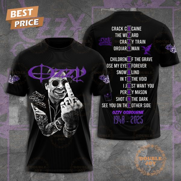RIP Ozzy Osbourne 1948 -2025 Special Edition Hoodie