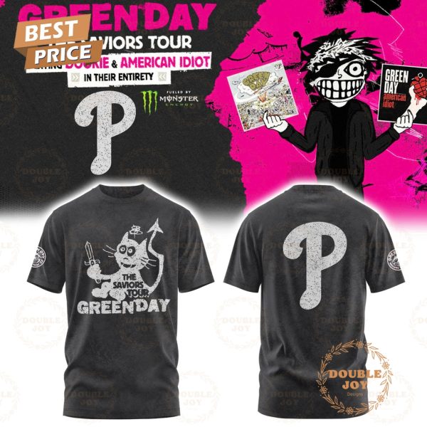 Philadelphia Phillies x Green Day The Saviors Tour 2025 T-Shirt, Hoodie
