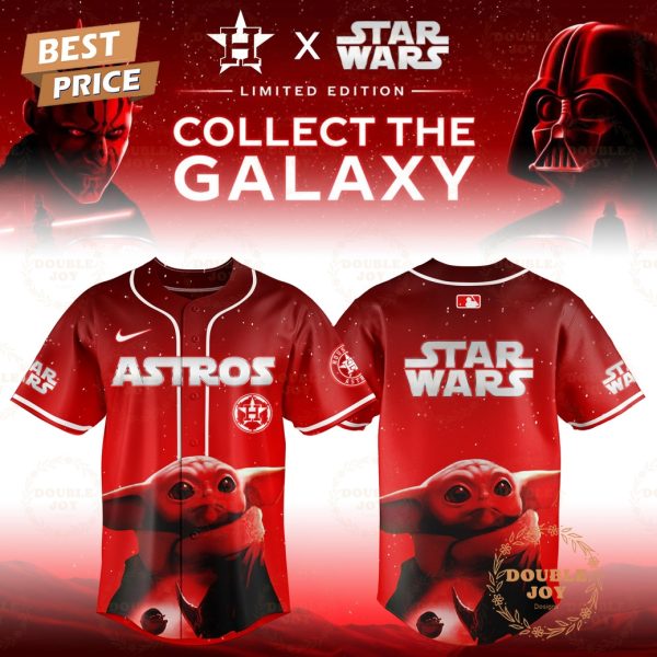 Houston Astros x Star Wars Grogu Limited Editions 2025 Baseball Jersey