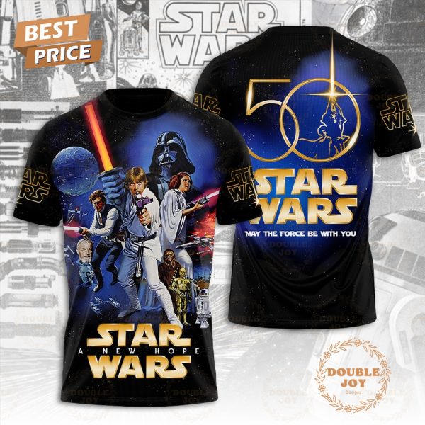 Star Wars 50th Anniversary May The Force Be With You Special Edition T-Shirt, Hoodie