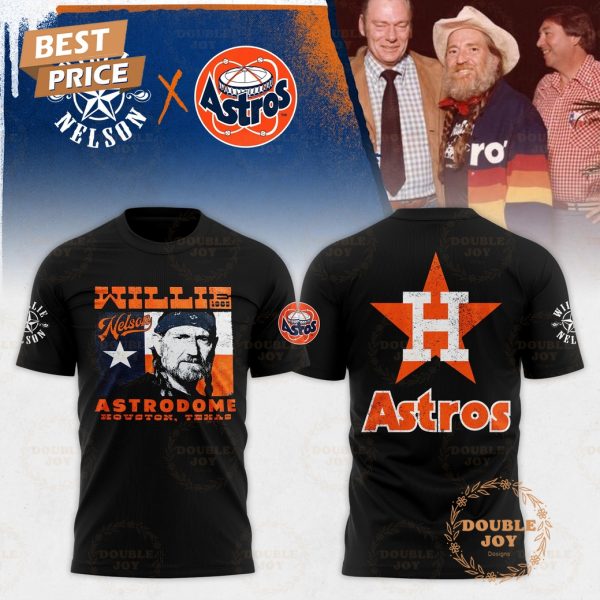 Houston Astros x Willie Nelson Black Editions Hoodie