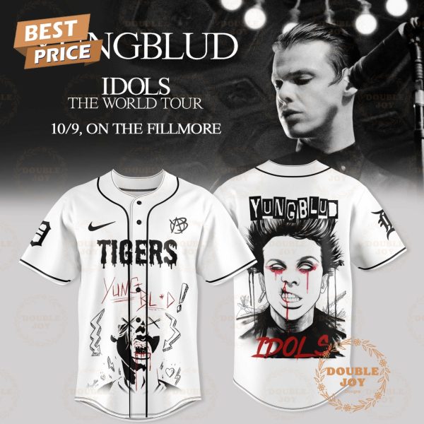 Detroit Tigers x YUNGBLUD IDOLS THE WORLD TOUR Special Edition Baseball Jersey
