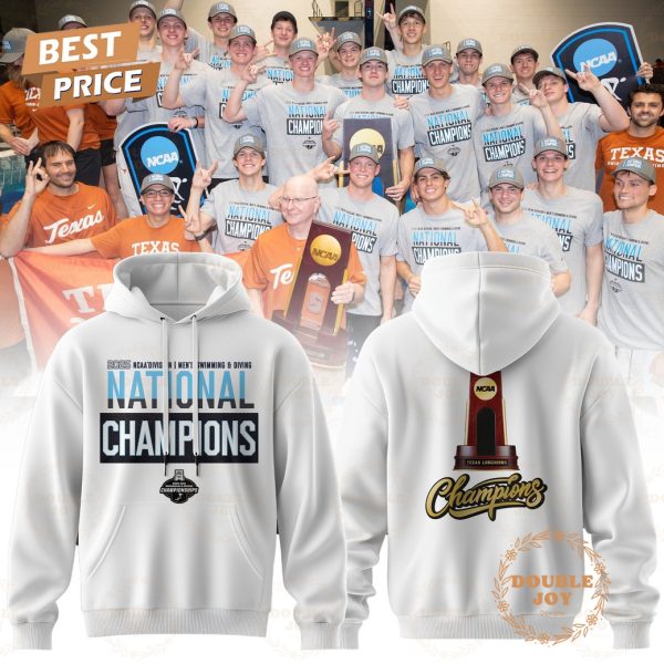 Texas Longhorns NCAA National Champions 2025 Limited Edition White Hoodie