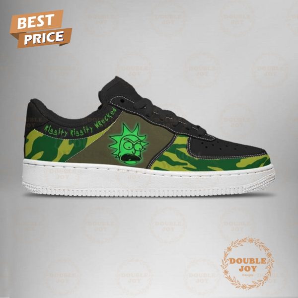 Resger Rick And Morty Limited Edition Air Force 1 Sneakers