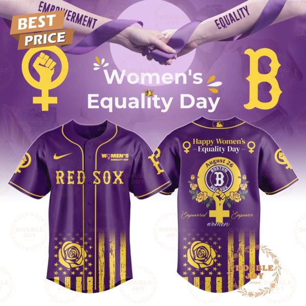 Boston Red Sox x Women’s Equality Day 2025 Special Edition Baseball Jersey