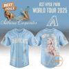 Atlanta Braves x Sabrina Carpenter World Tour 2025 BST Hyde Park Blue Baseball Jersey