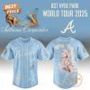 Arizona Diamondbacks x Sabrina Carpenter World Tour 2025 BST Hyde Park Blue Baseball Jersey