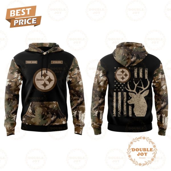 Pittsburgh Steelers x Deer Hunter Custom Name Special Edition Hoodie