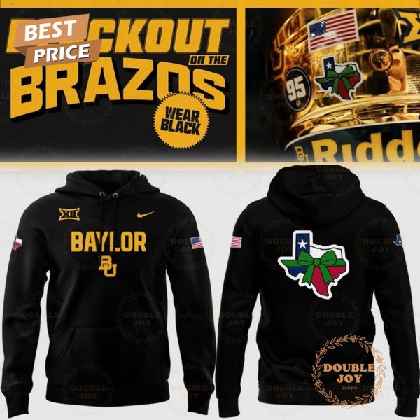 Baylor University Central Texas Blackout On The Brazos 2025 Black Edition Hoodie