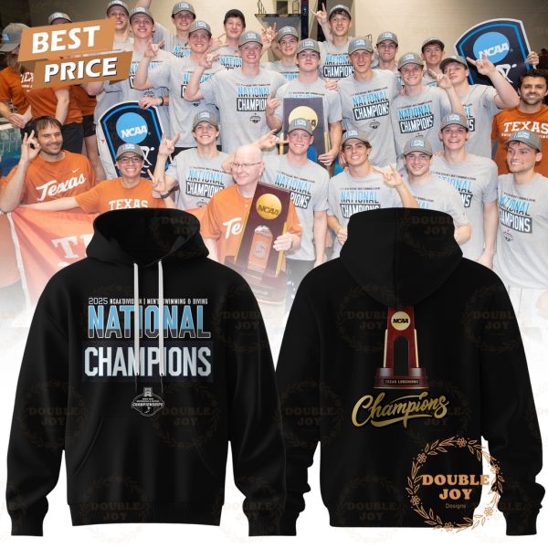 Texas Longhorns NCAA National Champions 2025 Limited Edition Black Hoodie