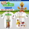 Boston Red Sox x 123 Sesame Street Night Special Edition Striped White Baseball Jersey