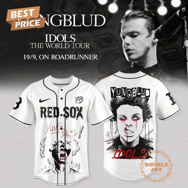 Boston Red Sox x YUNGBLUD IDOLS THE WORLD TOUR Special Edition Baseball Jersey