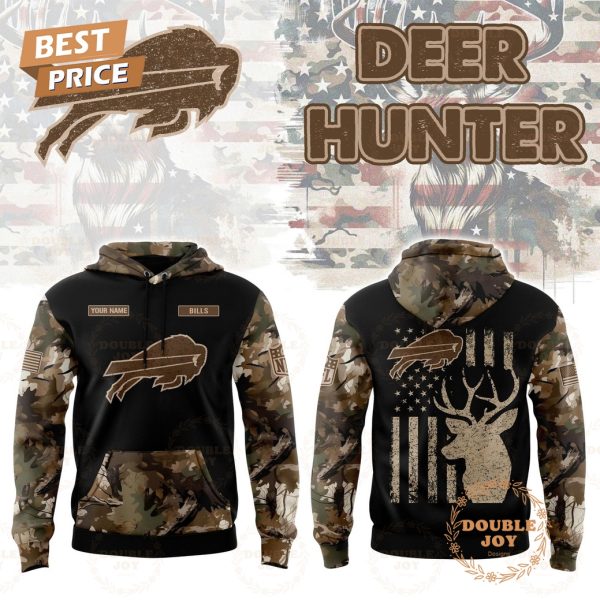 Buffalo Bills x Deer Hunter Custom Name Special Edition Hoodie