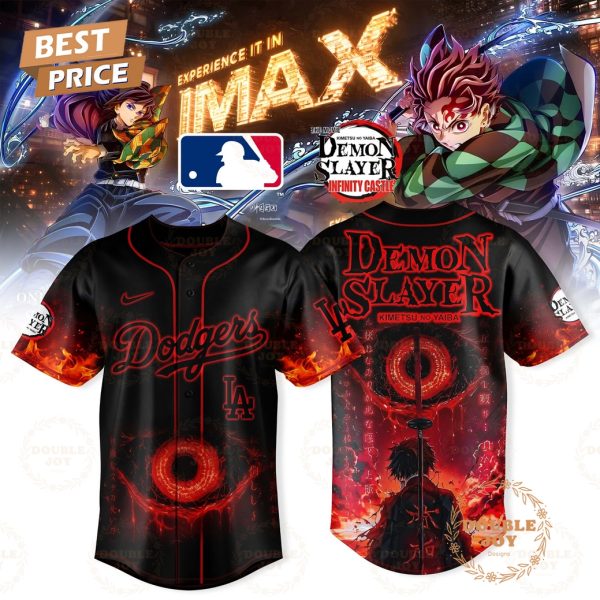 Los Angeles Dodgers x The Movie 2025 Demon Slayer Infinity Castle Special Edition Baseball Jersey
