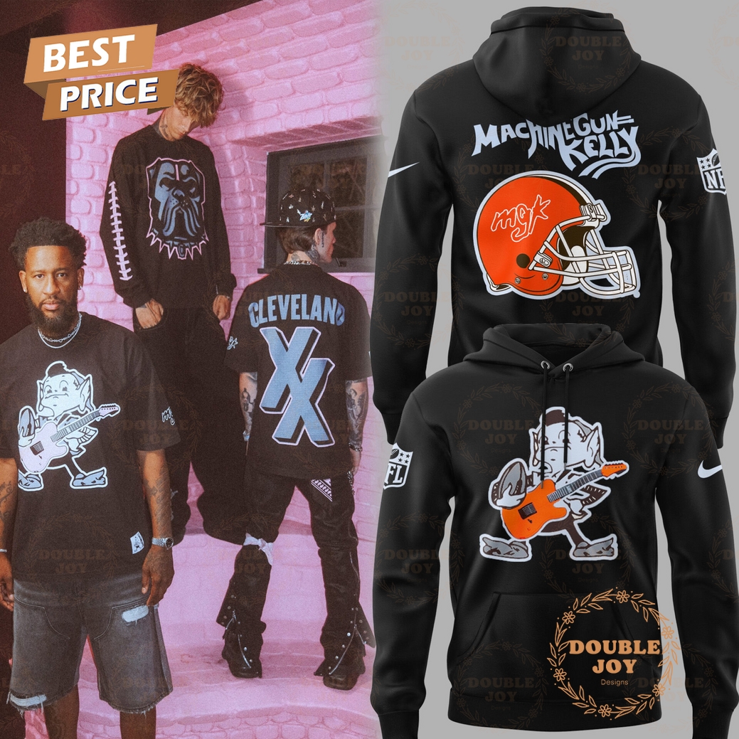 Cleveland Browns x MGK Limited Edition 2025 Black Hoodie Cleveland Browns x MGK Limited Edition 2025 Black Hoodie