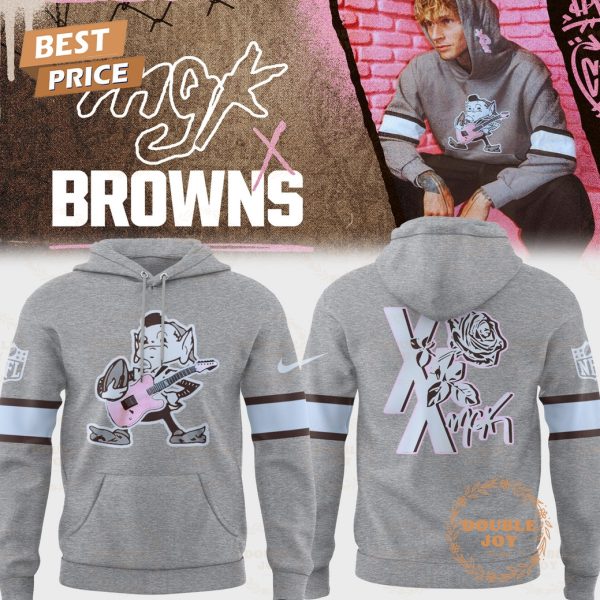 Cleveland Browns x MGK Limited Edition 2025 Grey Hoodie